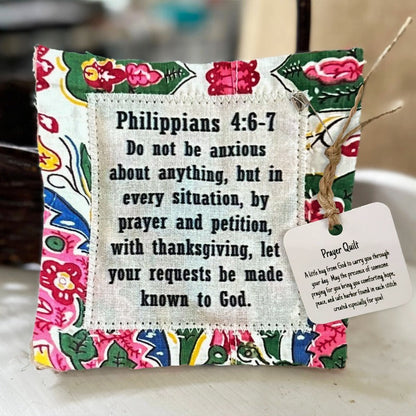 💖🎁2026 Mother's Day Gifts 50% Off--✝️Prayer Quilt with cross inside🥰