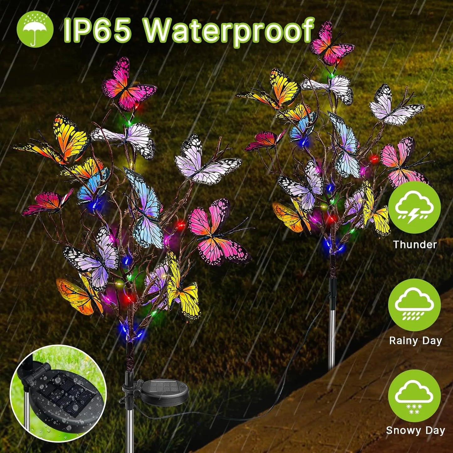 ✨🦋Solar Outdoor Butterfly Lights