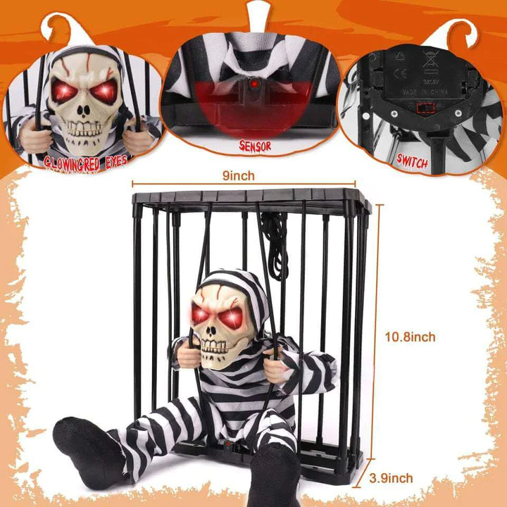 👻🎃Early Halloween Sale☠️ - Glowing Motion Skeleton Prisoner
