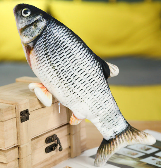 🐟🐠🐬 Electric Moving Fish Interactive Plush Toys