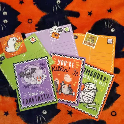 👻Spooky Tidings Postcard Set (6 designs)