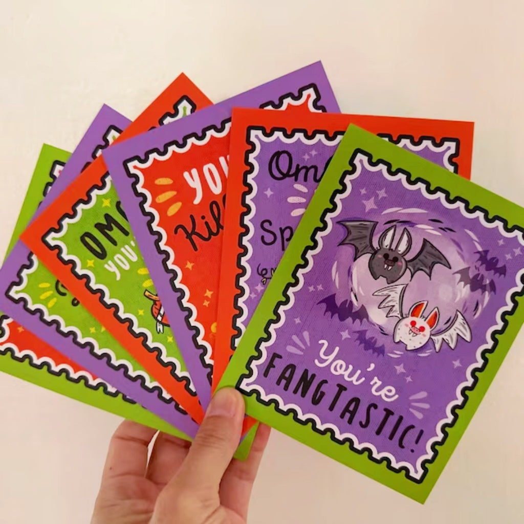 👻Spooky Tidings Postcard Set (6 designs)