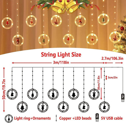 🎅🎄 LED String Doll Ball Light (Christmas Decoration-Save 49% OFF)