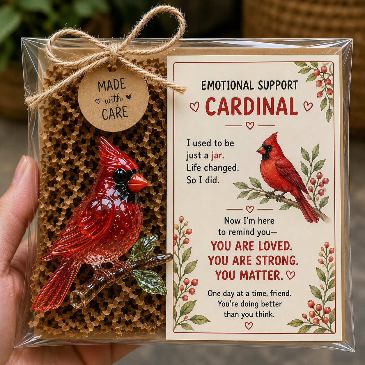 Emotional Support Glass Animal Gift – A Little Reminder You Matter.