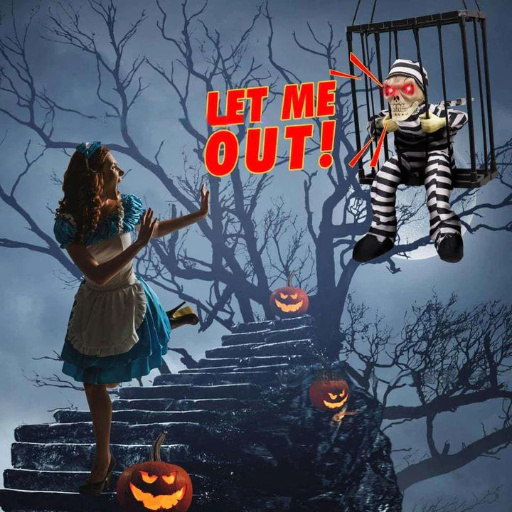 👻🎃Early Halloween Sale☠️ - Glowing Motion Skeleton Prisoner