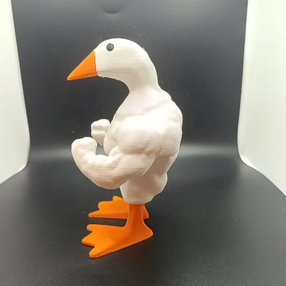 🦆💪 Muscle Duck Statue Ornament