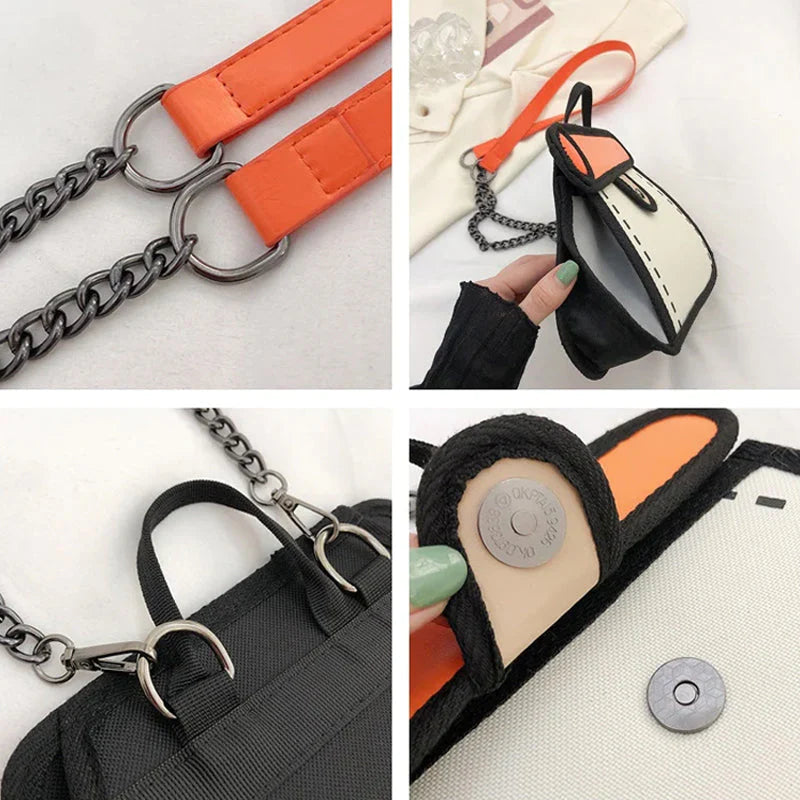 🎅Best Christmas Gift 🎁2D Cartoon Handbag👜
