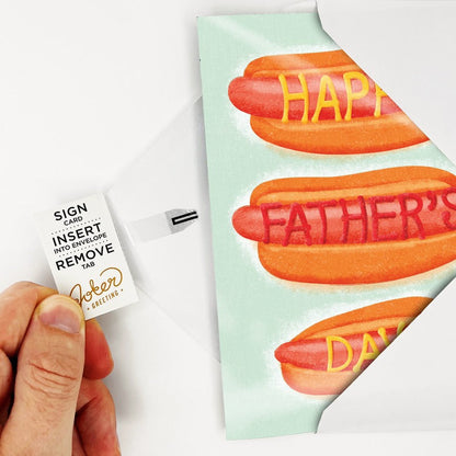 🤣Endless Dad, Dad, Dad, Father's Day Card with glitter 🔊