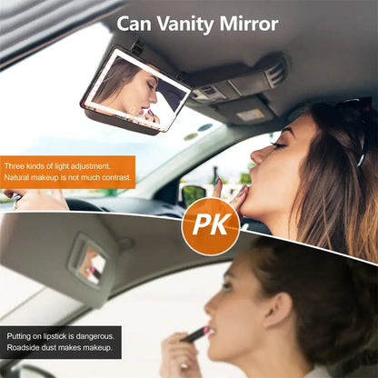 ✨Rechargeable Car Sun Visor Makeup Mirror