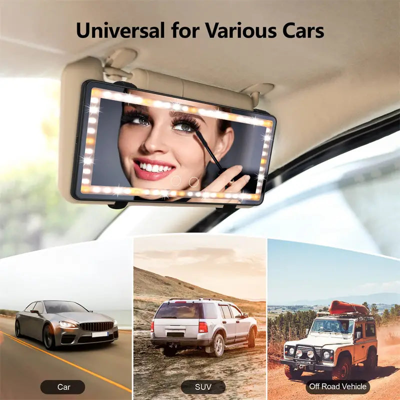 ✨Rechargeable Car Sun Visor Makeup Mirror