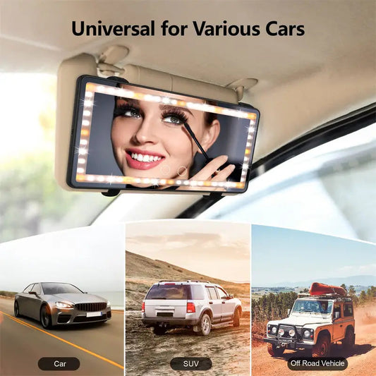 ✨Rechargeable Car Sun Visor Makeup Mirror