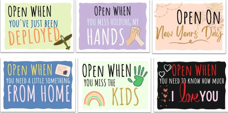 💌Open When Envelopes