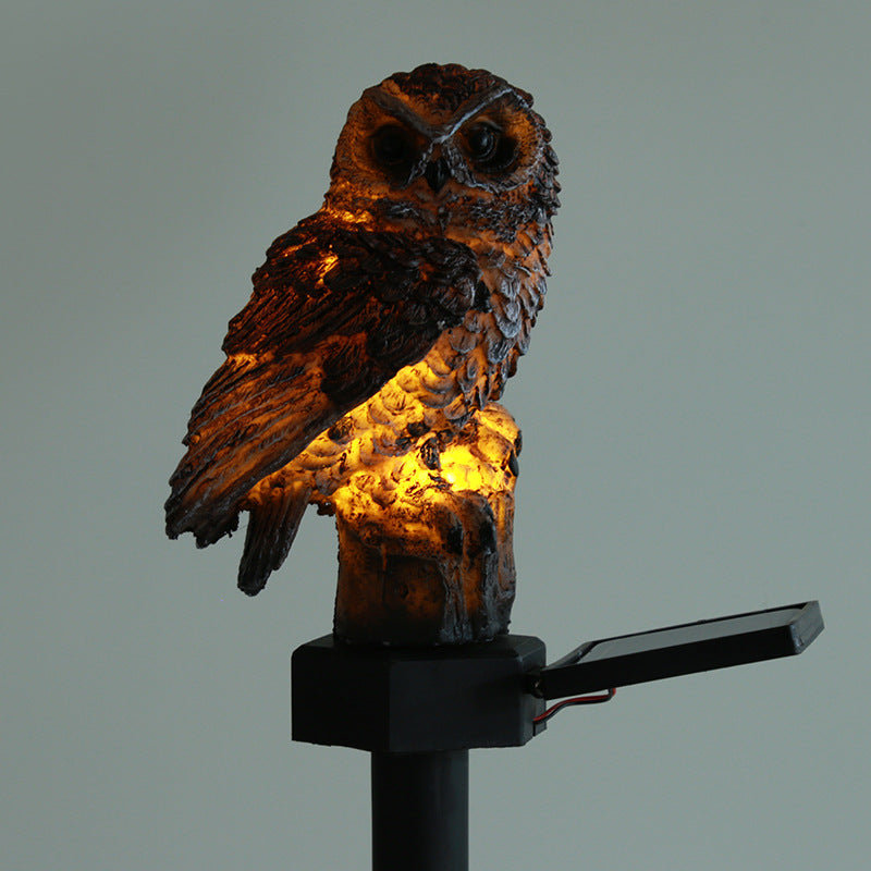 🔥Hot Sale🔥Waterproof Solar Owl Light – LED Pathway Light for Lawn, Garden & Outdoor Decor