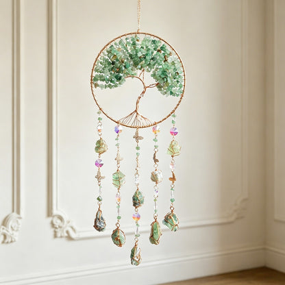 🔥Tree of Life Crystal Suncatcher Wind Chime