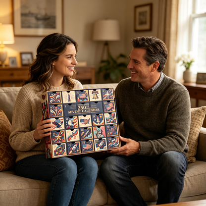 United States 250th Anniversary Advent Calendar | Limited-Edition 25-Day Countdown
