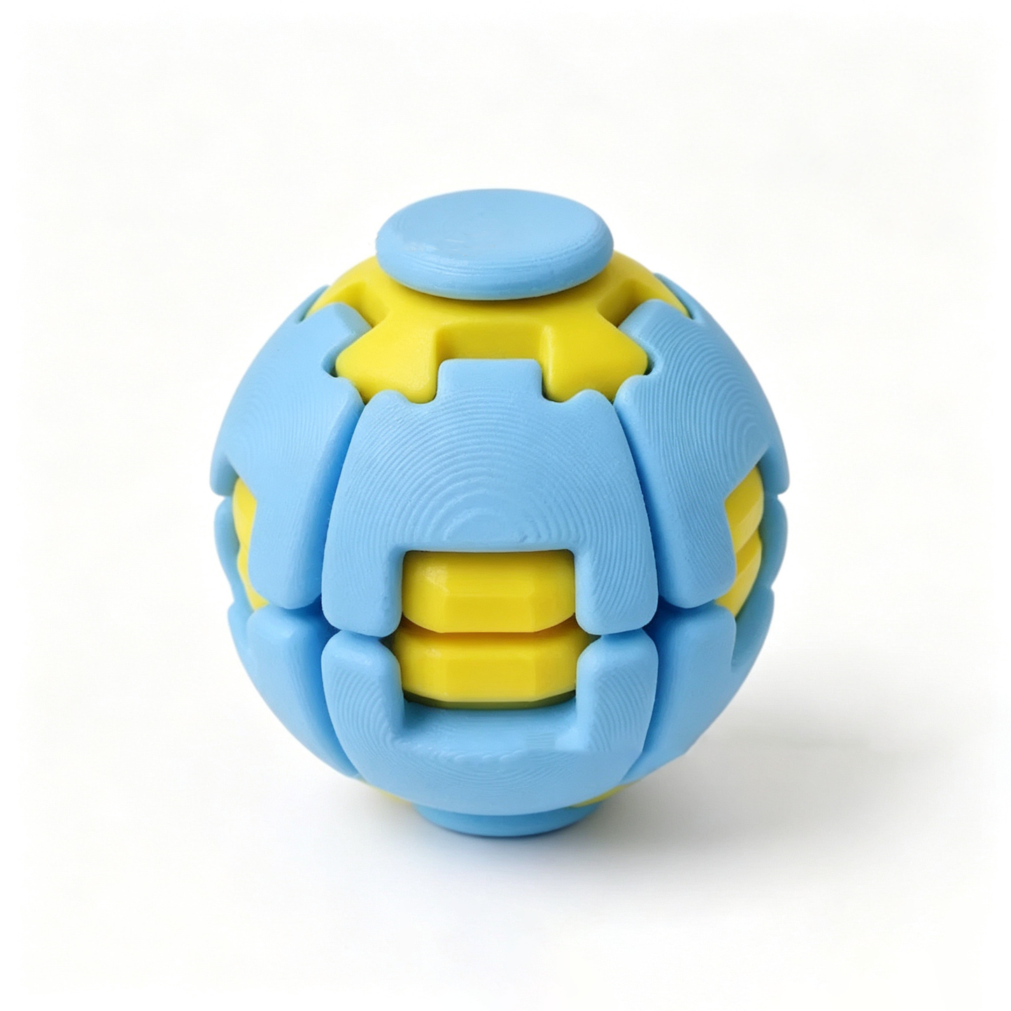 Magic Squishy Spinning Ball – Press-to-Spin Pocket Fidget Toy