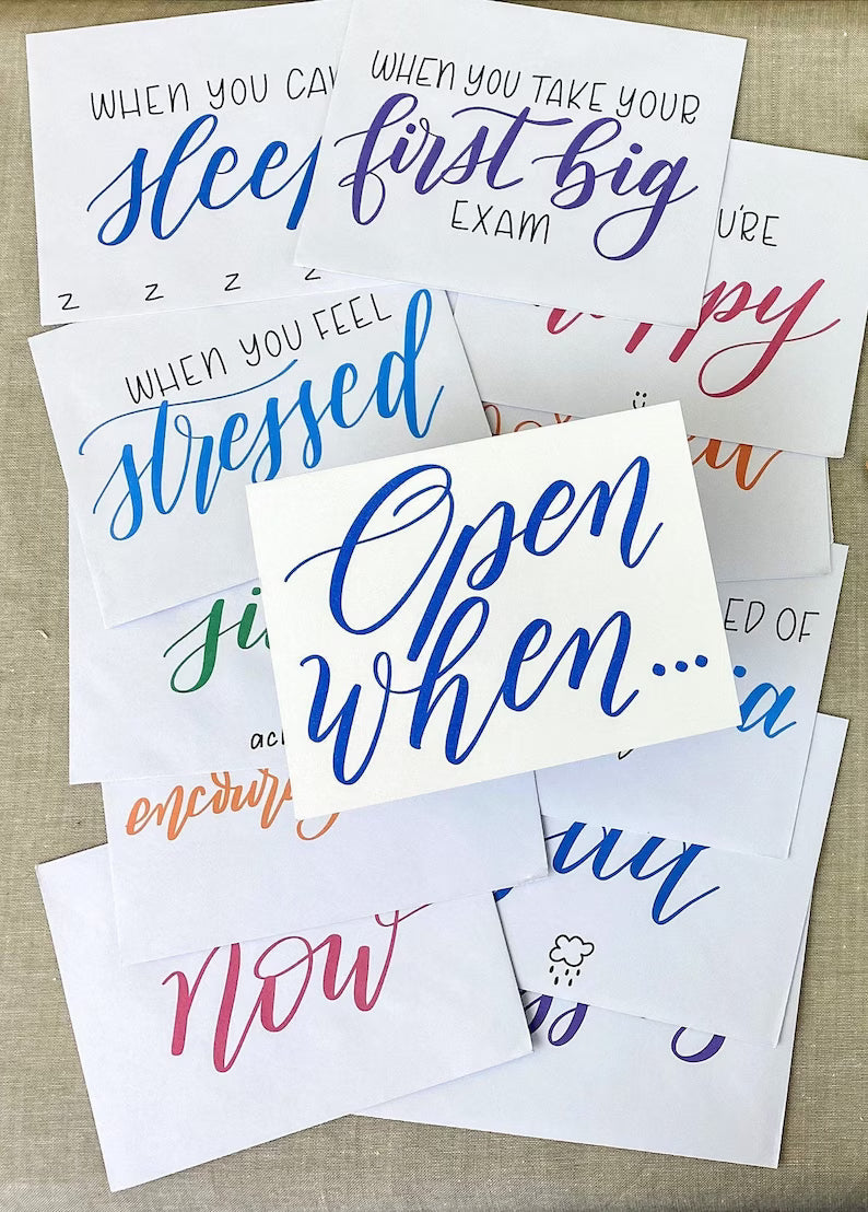 💌Open When Envelopes