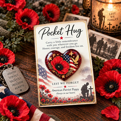 ❤️ Pocket Hug™ Remembrance – A Little Keepsake of Love, Honor &amp; Memories 🌺✨