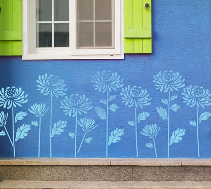 🔥DIY Decoration🌻-Garden Fence Large Flower Stencils