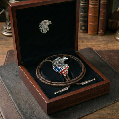 🦅 The Heritage Eagle Bolo Tie