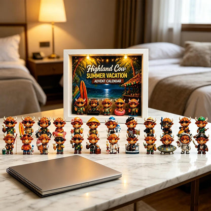 🔥FLASH SALE 50% OFF - 🐮Highland Cow Summer Vacation Advent Calendar 2026