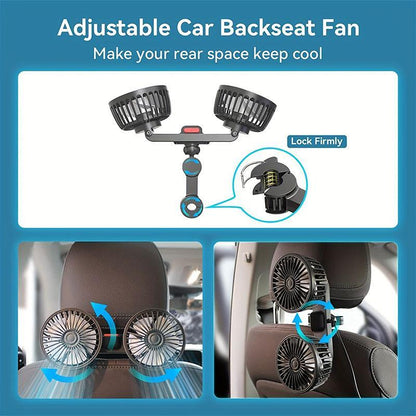 🎁Last Day Promotion 49% OFF🎁Adjustable Car Backseat Fan