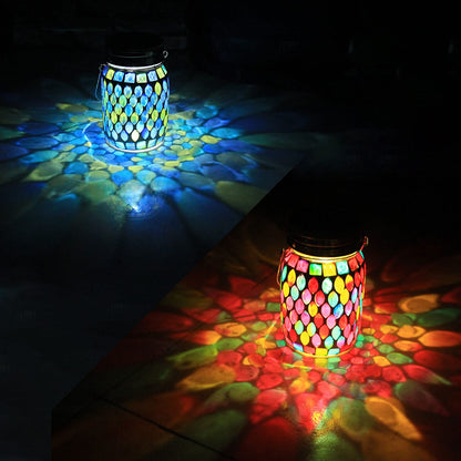 Solar Mosaic Waterproof Night Lanterns