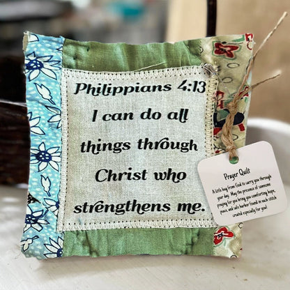💖🎁2026 Mother's Day Gifts 50% Off--✝️Prayer Quilt with cross inside🥰