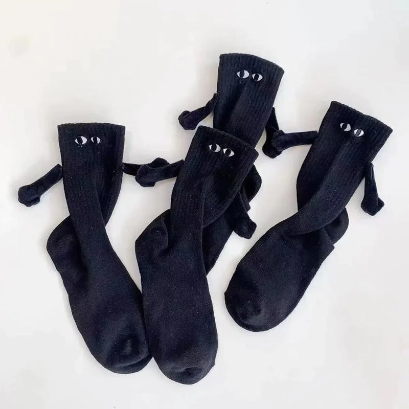 🔥 Hand In Hand Magnetic Holding Hands Socks 💕