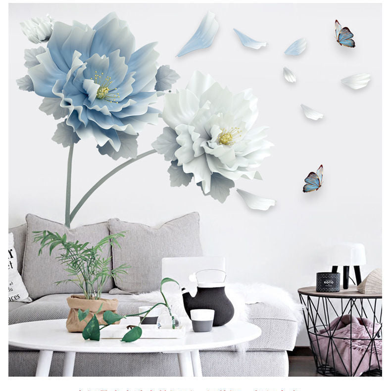 (❤HOT SALE- 49% OFF) Flower Wall Sticker Wallpaper