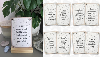 🎁Funny Sweary Affirmation Cards