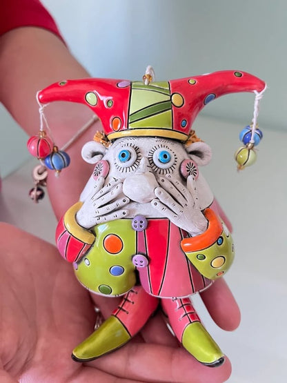 🔥Today's special offer 49% OFF 🌈Colorful Jester Bell Ornaments