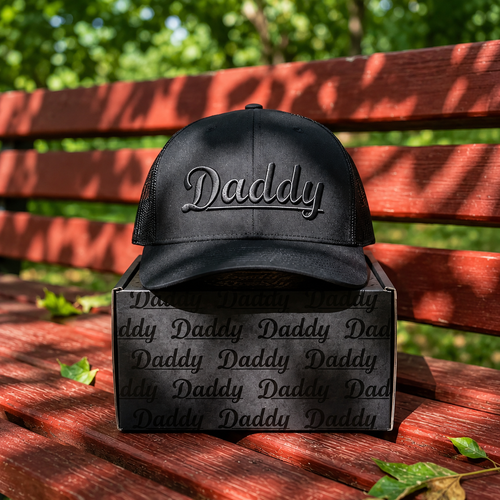 🎁 Father’s Day Sale – 50% OFF! Daddy Embroidered Trucker Hat | Perfect Gift for Dad