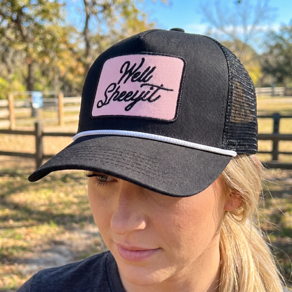 🧢 “Well Sheeyit” Trucker Hat — Attitude You Can Wear