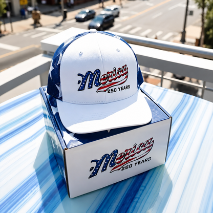 🇺🇸 ’Merica 250 Years Embroidered Mesh Back Trucker Hat