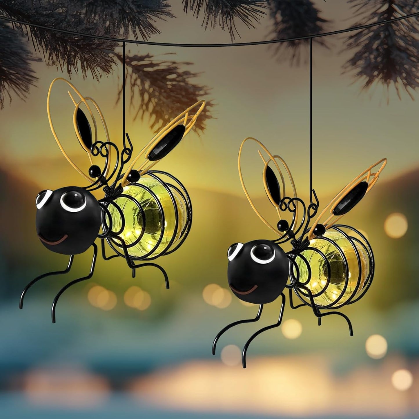 🎁 LAST DAY: 50% OFF! 🔥Outdoor Hanging Solar Bee Light