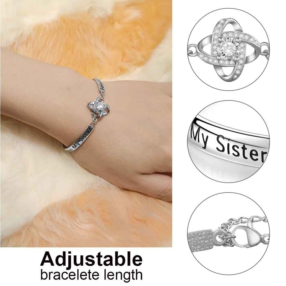 🍀The Lucky Four-Leaf Clover Bracelet A symbol of luck, love, and the bond between best friends.