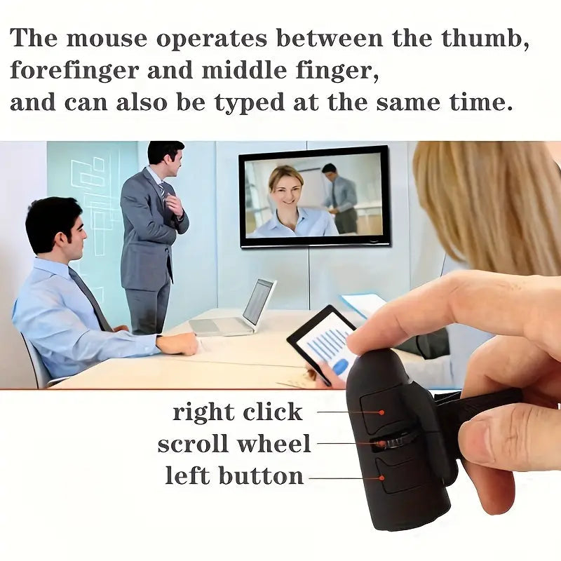 🔥🔥Hot Sale - 49% OFF - 🌟Creative Wireless Finger Lazy Mouse