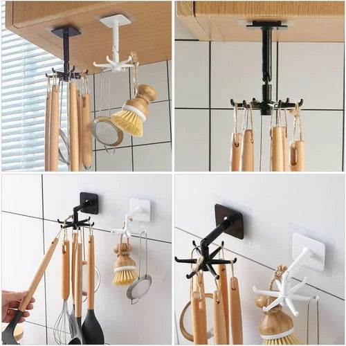 360 Degrees Rotating Folding Hook