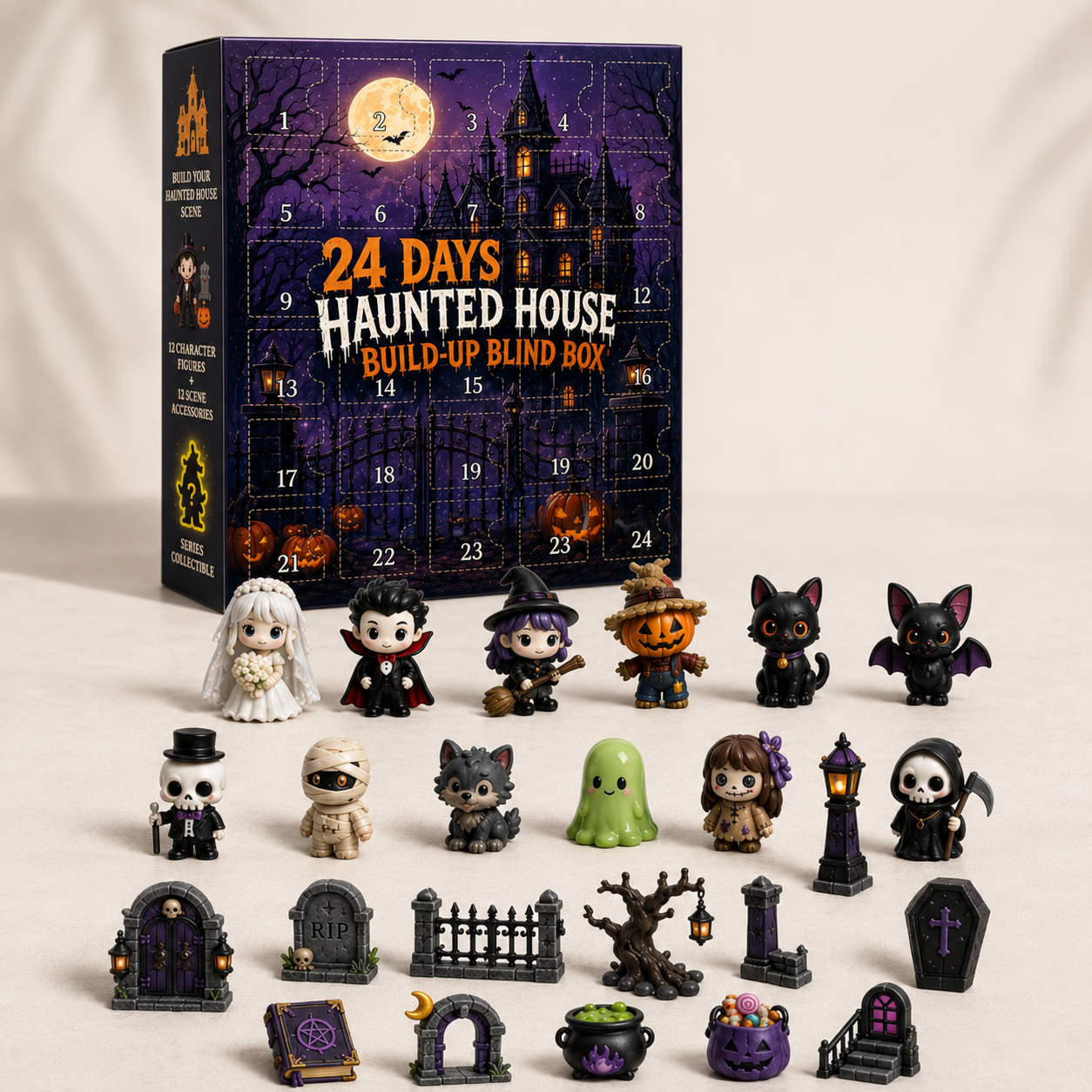 🔥🔥 Limited 50% OFF | Build Your Own Spooky Haunted House 👻 DIY Halloween Decor Kit for Endless Halloween Fun