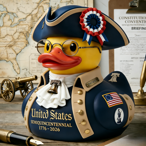 🦆 Founding Father Rubber Duck – US Semiquincentennial Limited Edition