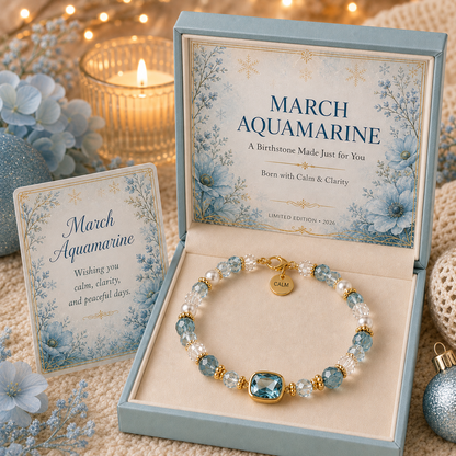 🎅🎅🎅 2026 Christmas Gift 50% Off--💎 Birthstone Meaning Bracelet | Limited Edition 2026