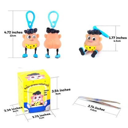 🔥Summer Hot Sale Promotion-49% OFF😆-Fidget Pimple Popper Keychain Toy