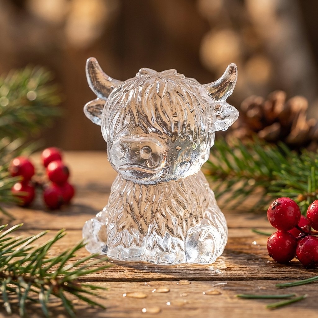 🔥Last Day 60% OFF -🐮 Mini Highland Cow Ice Cube Mold – Cute 3D Ice for Drinks, Parties & Gifts