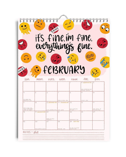 New Version-Hot Air Balloon-HERE WE FUCKING GO AGAIN 2025 CALENDAR