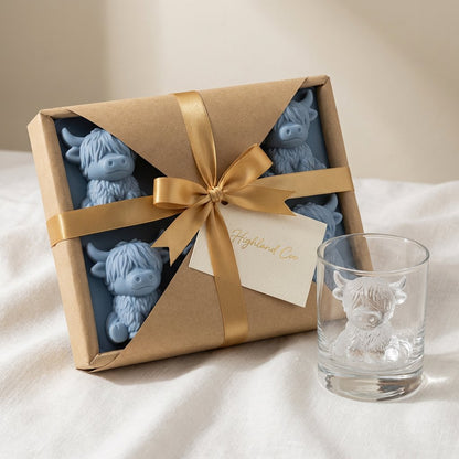 🔥Last Day 60% OFF -🐮 Mini Highland Cow Ice Cube Mold – Cute 3D Ice for Drinks, Parties & Gifts