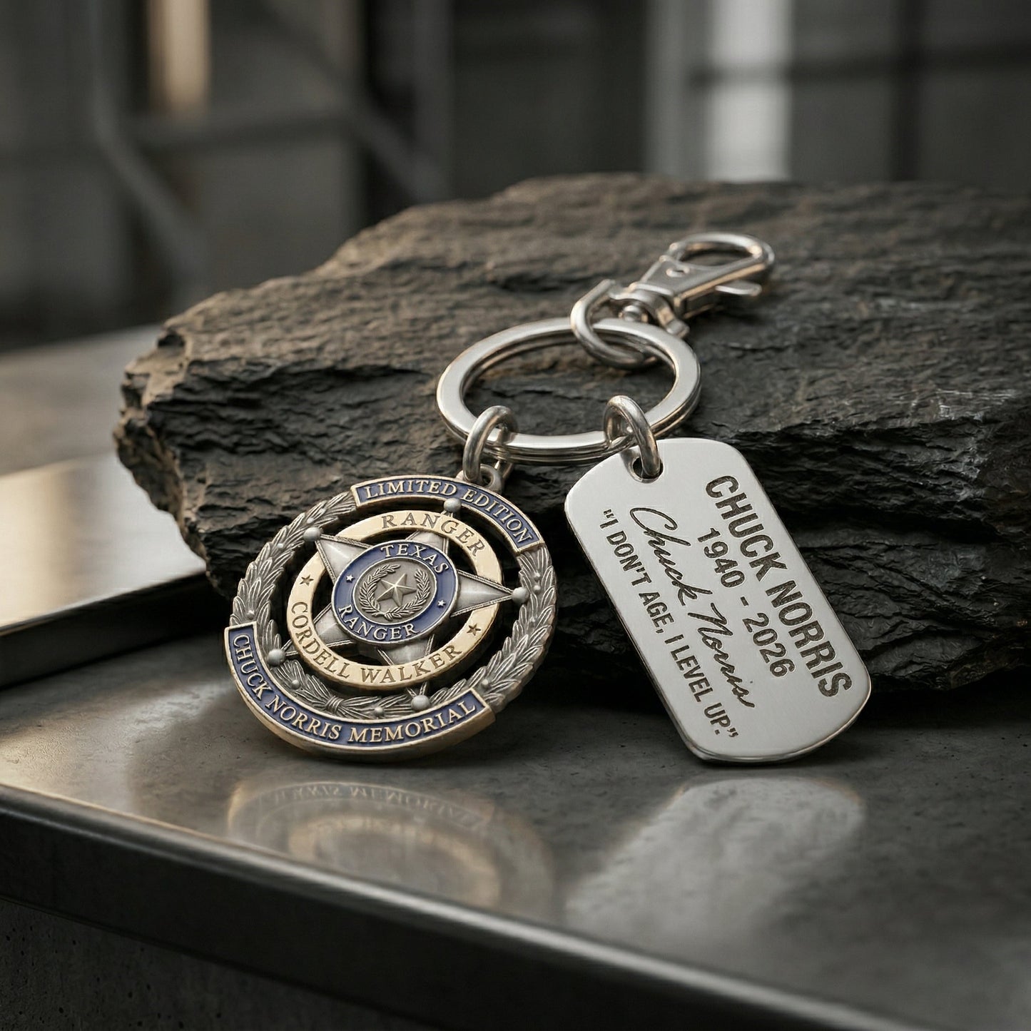 Chuck Norris Memorial Limited Edition Keychain