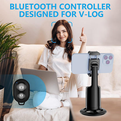🎁Hot Sale🔥Updated AI Face Tracking Phone Holder with Intelligent Shooting