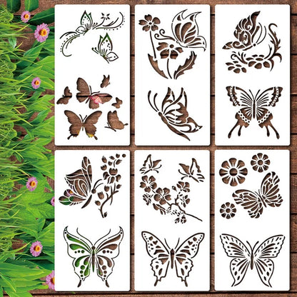 🔥DIY Decoration🌻-Garden Fence Large Flower Stencils