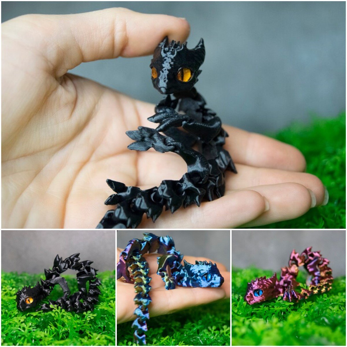🐉3D Printed Tiny Cute Dragon🔥Buy 2 Free Shipping🔥